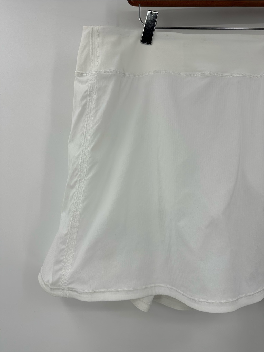 NWT lululemon athletica White Pace Rival Extra Long Performance Skort - Picture 4 of 16
